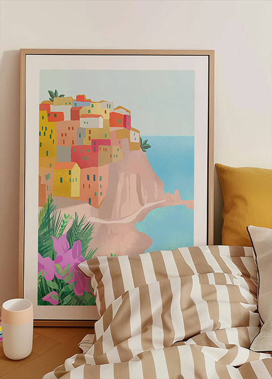 Cinque Terre, Italië-poster