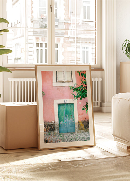 Kleine deur in Lissabon Poster