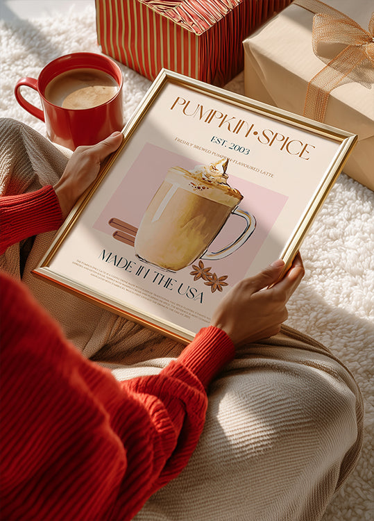 Herfst Latte Delight-poster