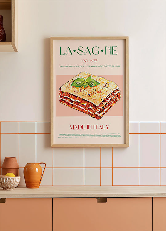 Lagen lasagne-poster