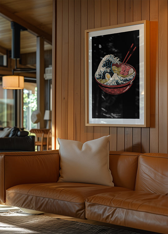 Geweldige Ramen Wave-poster