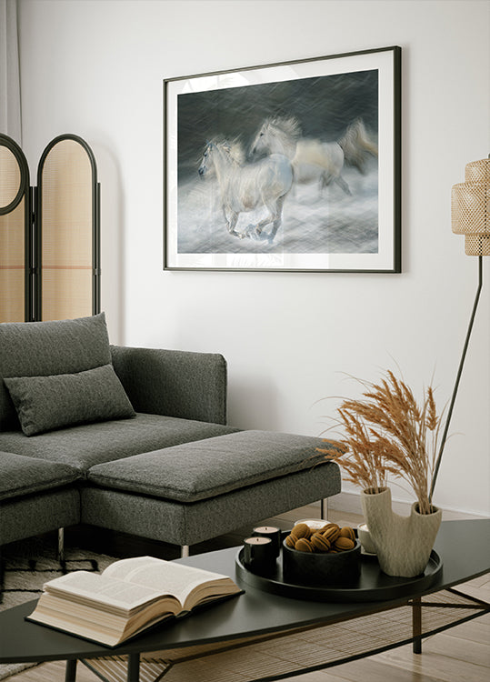 galop in een duelposter