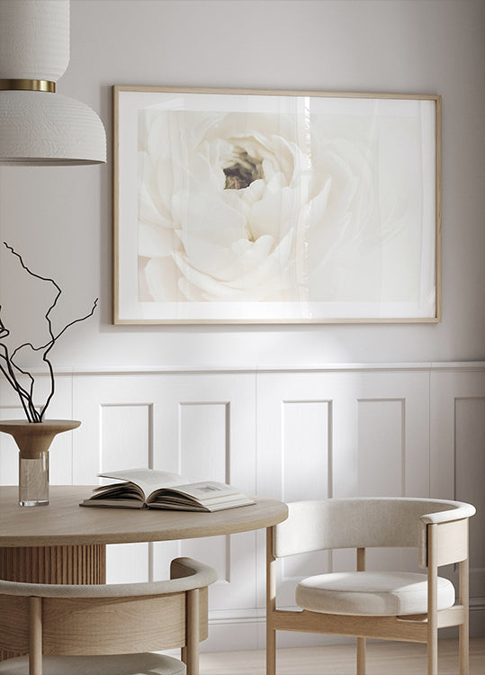 White Flower Plakat