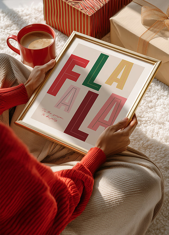 FaLaLa Kerstseizoenposter