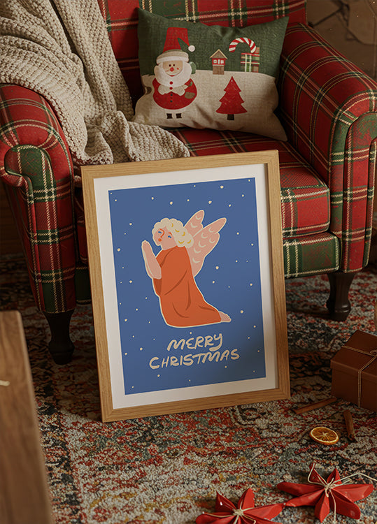 Fijne kerst nr. 50-poster