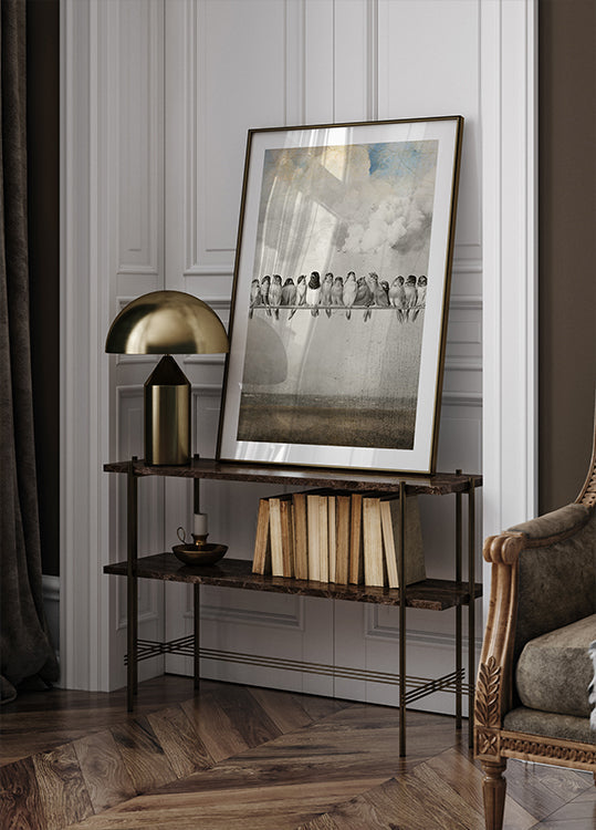 Alle mooie vogels-poster