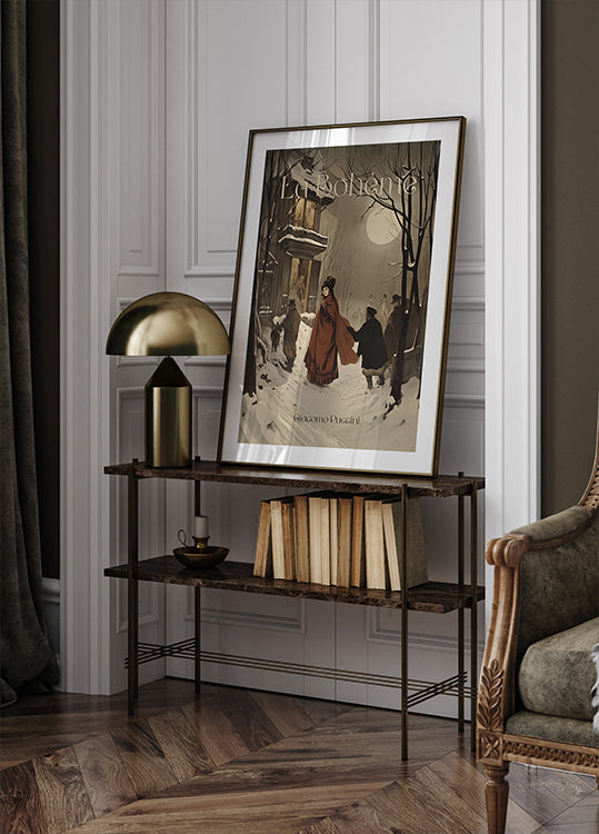 La Bohème Opera legt een winterposter vast