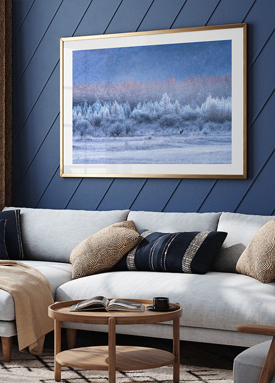 Herfst- en wintergradiëntenposter