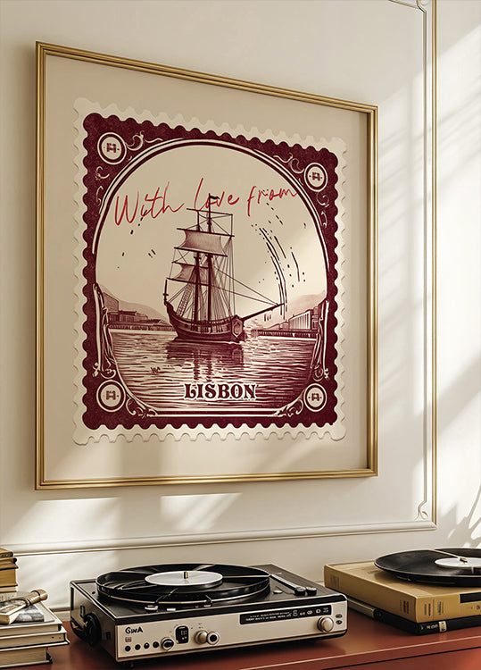 Met liefde uit Lissabon-poster