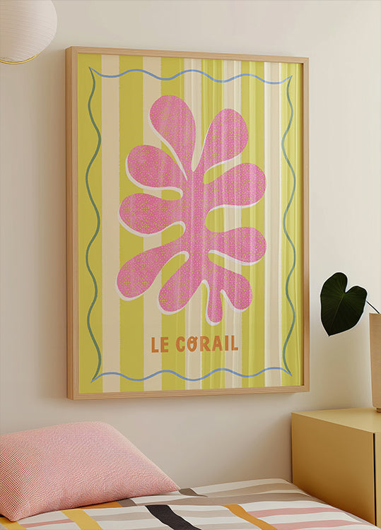 Le Corail citroen/crème poster