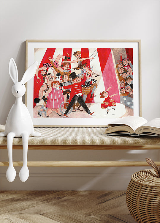 Circus in de stadsposter