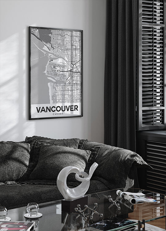 Vancouver witte poster