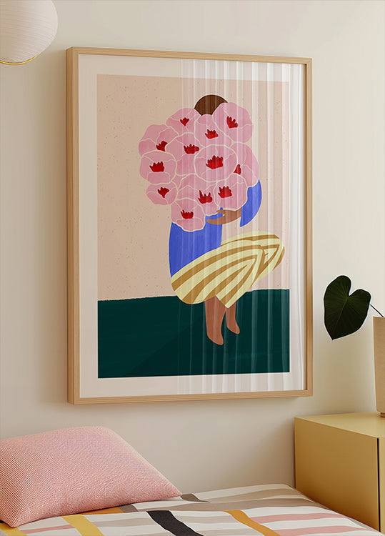 Boeket bloemen-poster