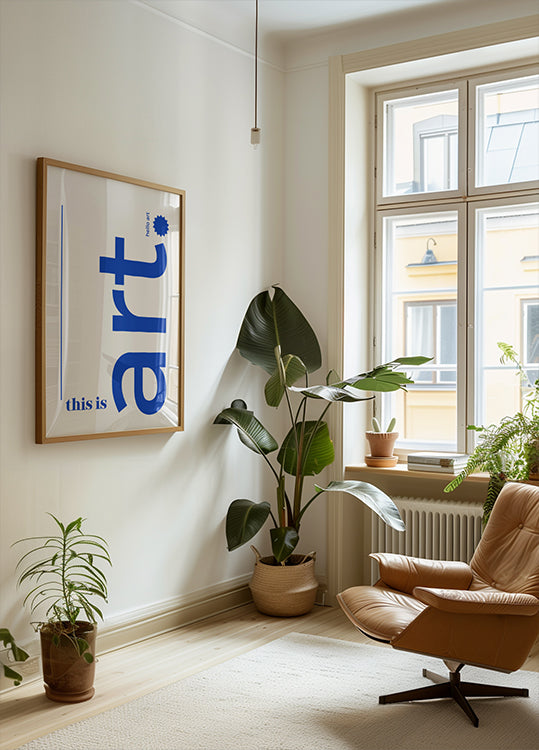 Hallo vetgedrukte typografieposter