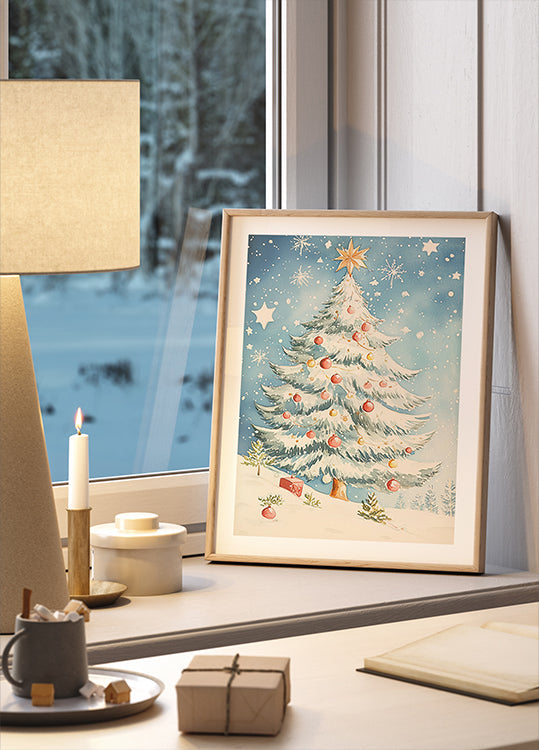 Kerstboom nr. 1 poster