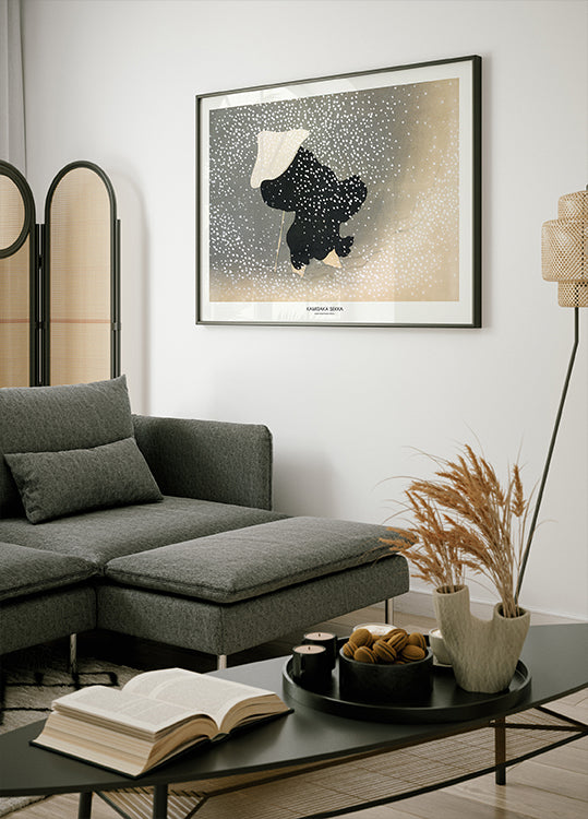 Sneeuw van Momoyogusa-poster