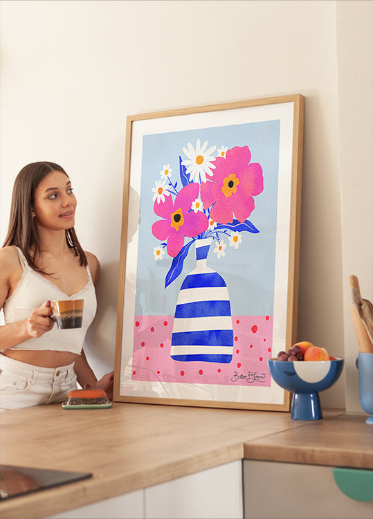 Maximalistische bloemenvaas