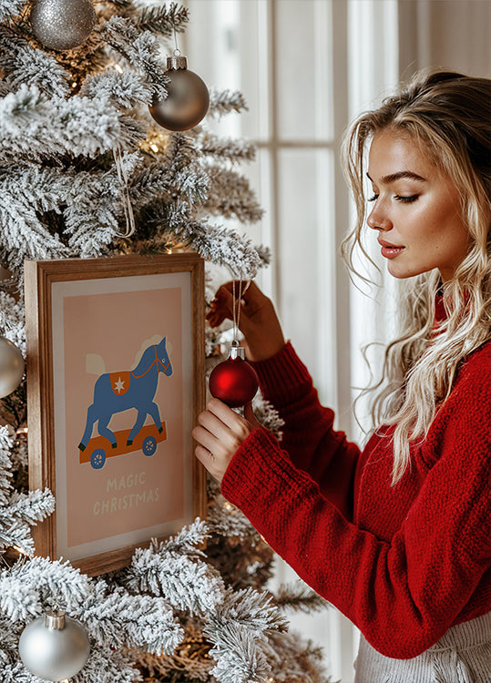 Fijne kerst nr. 52-poster