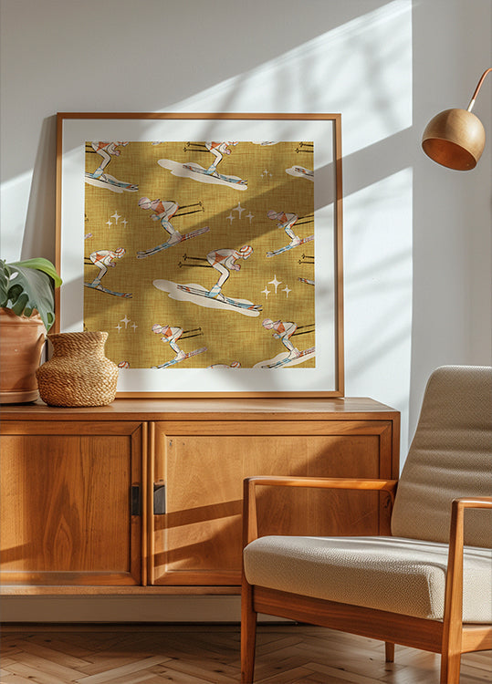 Wintersport Retro Vintage Ski Blue.png (NIEUW)