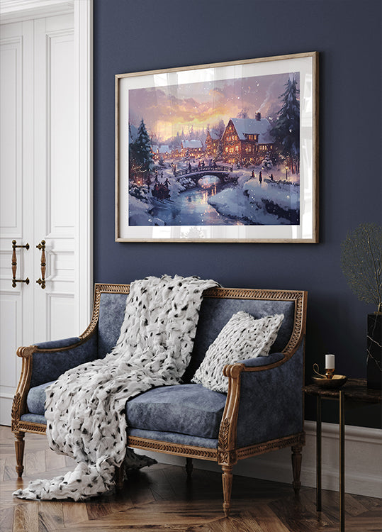 Pictufy kerstdorp poster