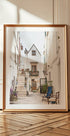 Alley in Locorotondo, Italy Plakat - Posterbox