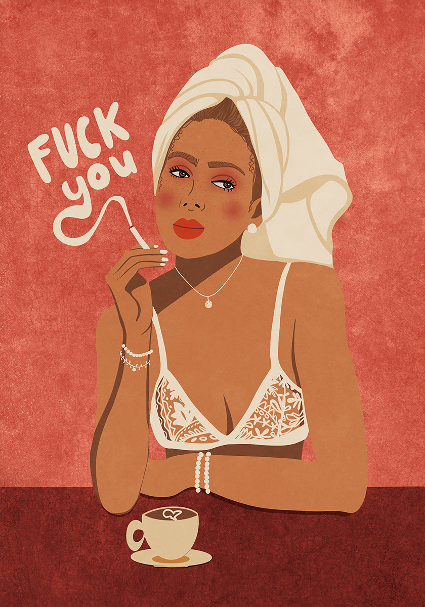 Fuck you-poster