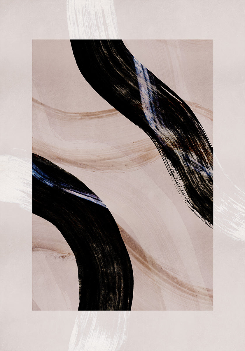 Lijnen en vormen 5 poster