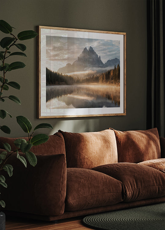 Autumn Mountain Lake Plakat - Posterbox.dk