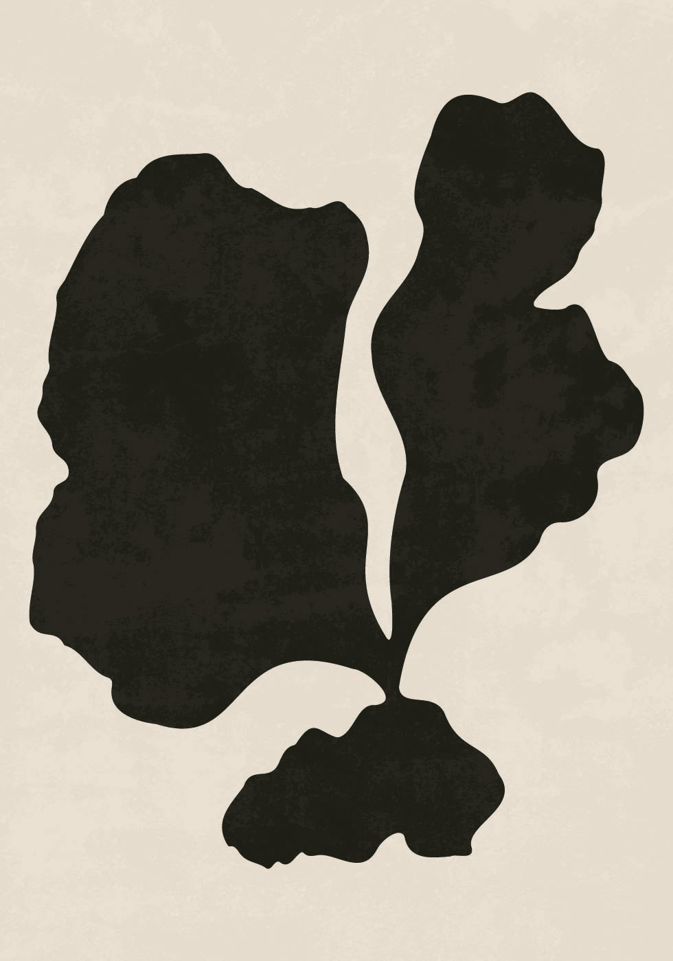 Black Abstract Shape Plakat - Posterbox.dk