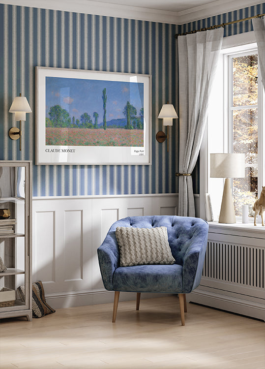 Claude Monet - Poppy Field Plakat - Posterbox.dk