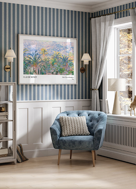 Palm Trees at Bordighera Plakat - Posterbox.dk