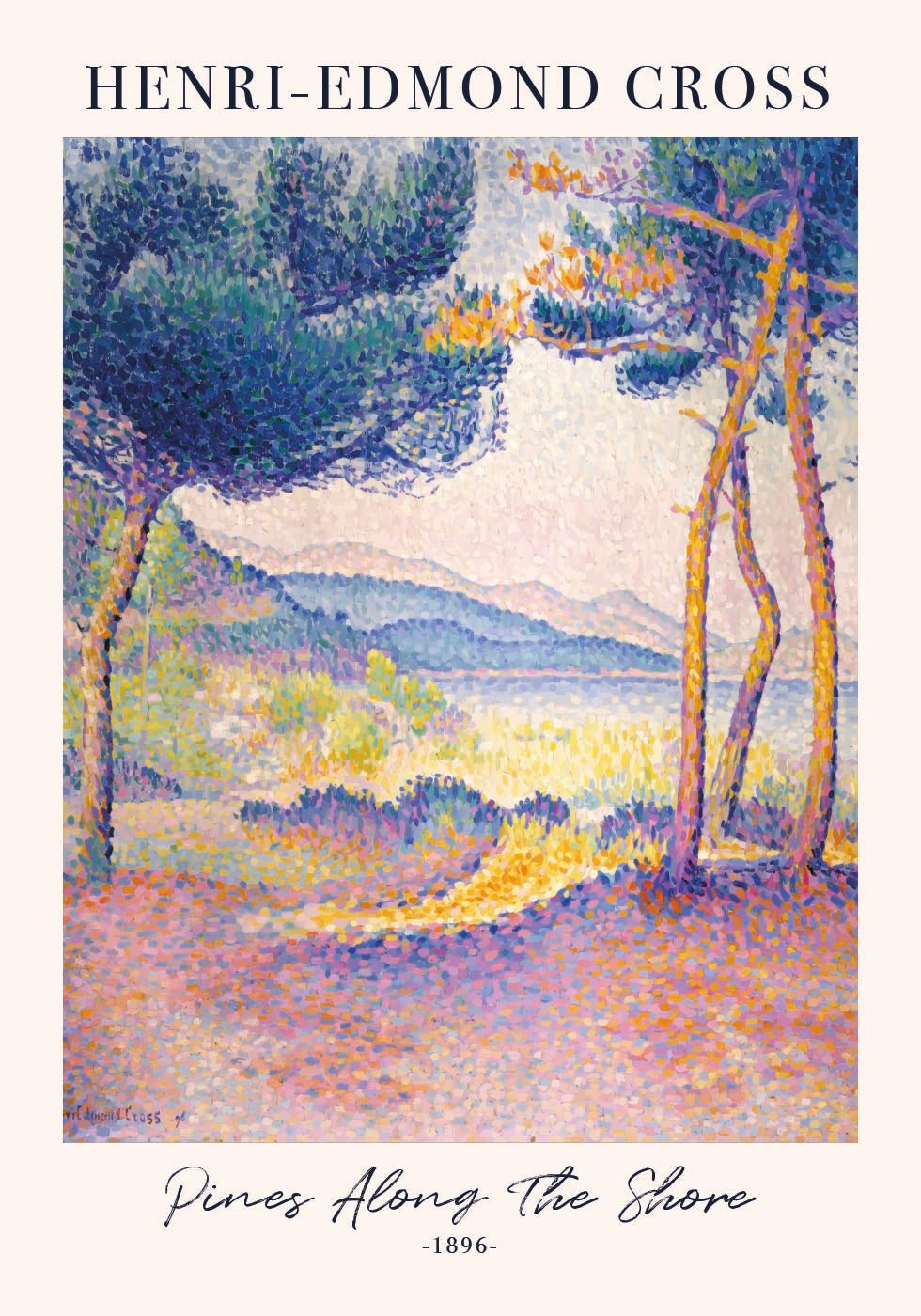 Pines Along the Shore Plakat - Posterbox.dk