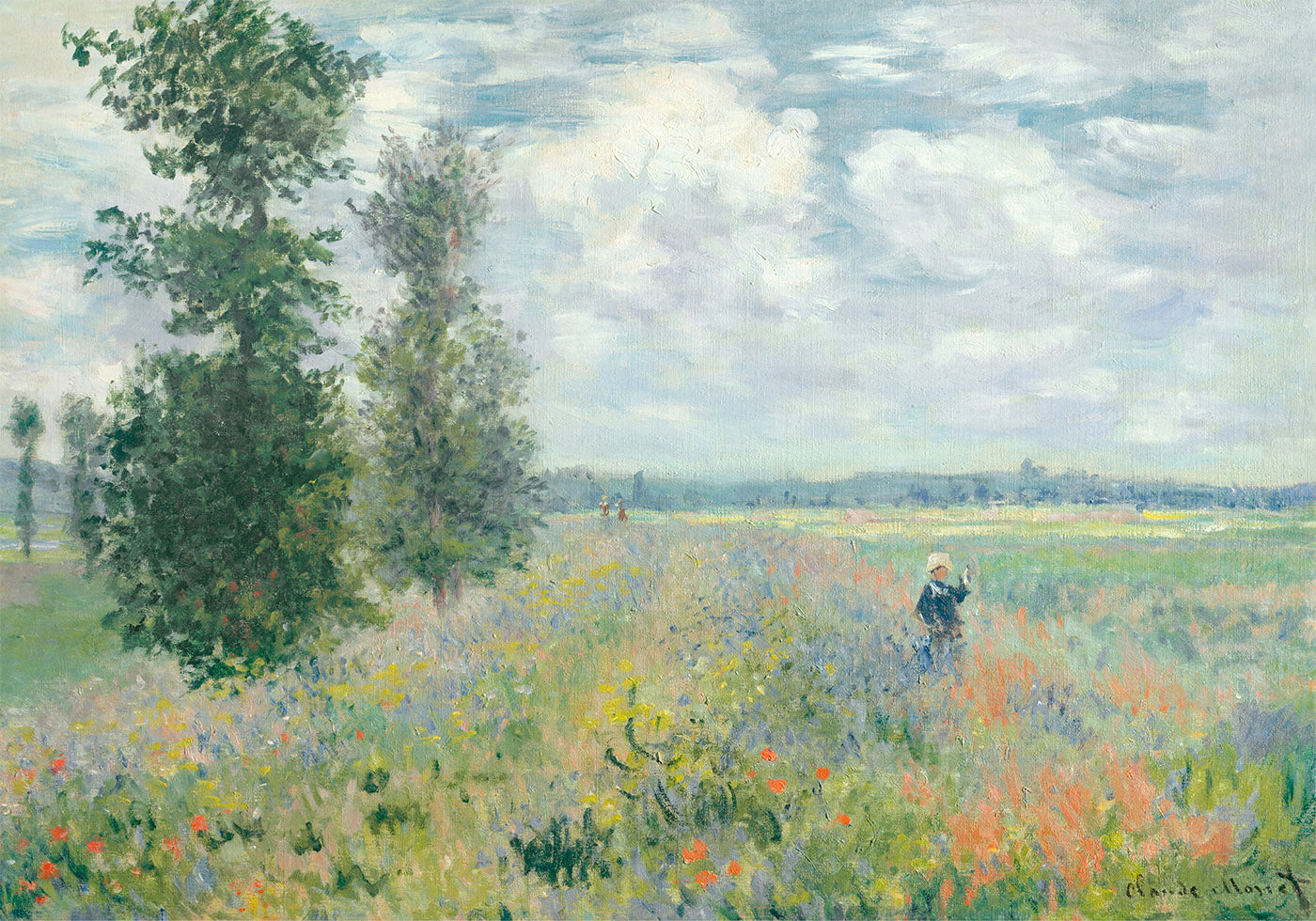 Poppy Fields 1875 Plakat by Claude Monet - Posterbox.dk