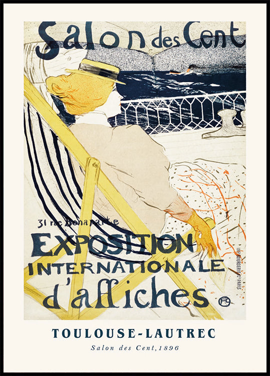 Salon Des Cent, Toulouse-Lautrec Plakat - Posterbox.dk