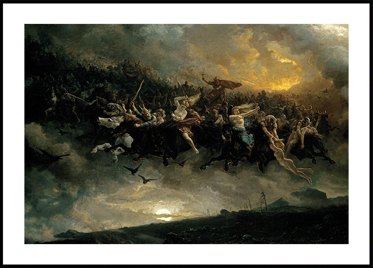 The Wild Hunt of Odin Plakat - Posterbox.dk