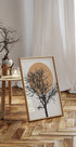 Tree Silhouette and Sun Plakat - Posterbox.dk