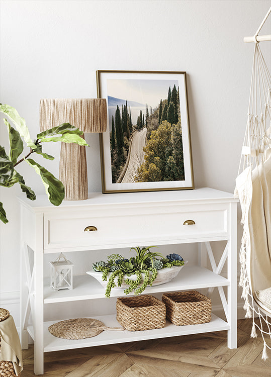 Tuscan Cypress Street Plakat - Posterbox.dk