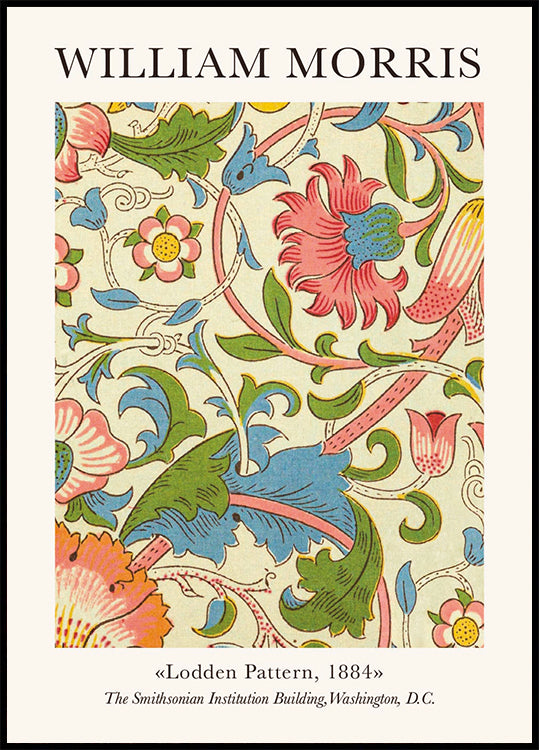 William Morris Lodden patroon poster
