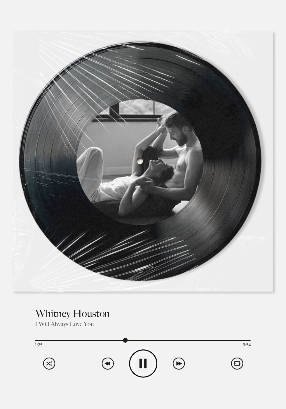 Your Song, Your Story, Personalized Vinyl Record Plakat - Posterbox.dk