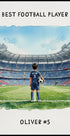 Youth football Boy Personal Poster - Posterbox