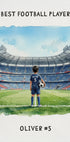 Youth football Boy Personal Poster - Posterbox