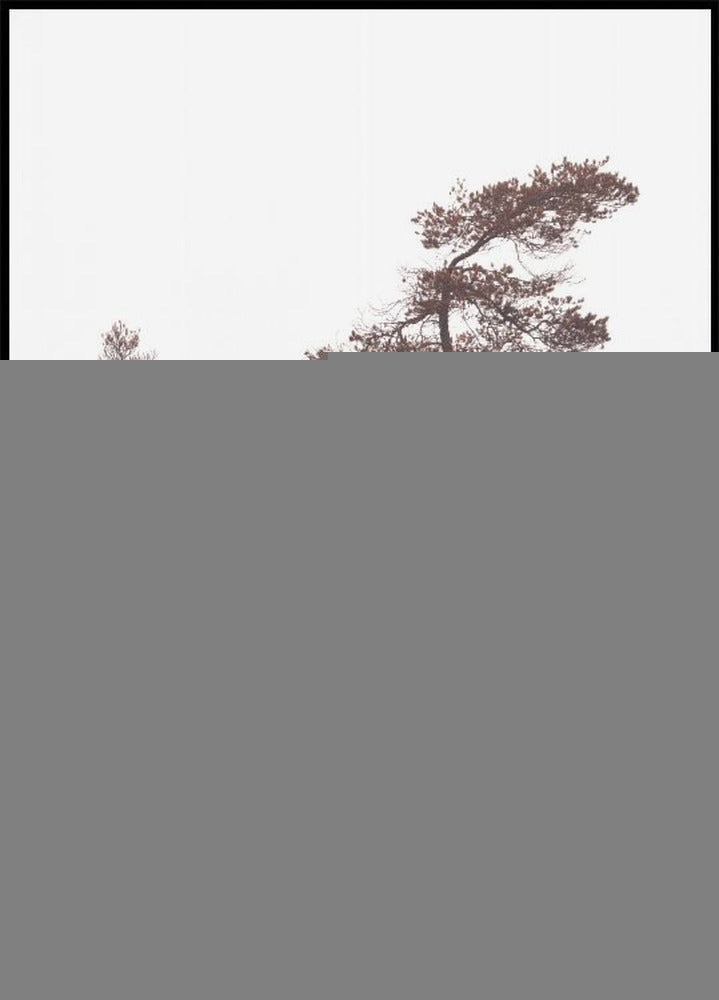 Sculpturale dennenposter