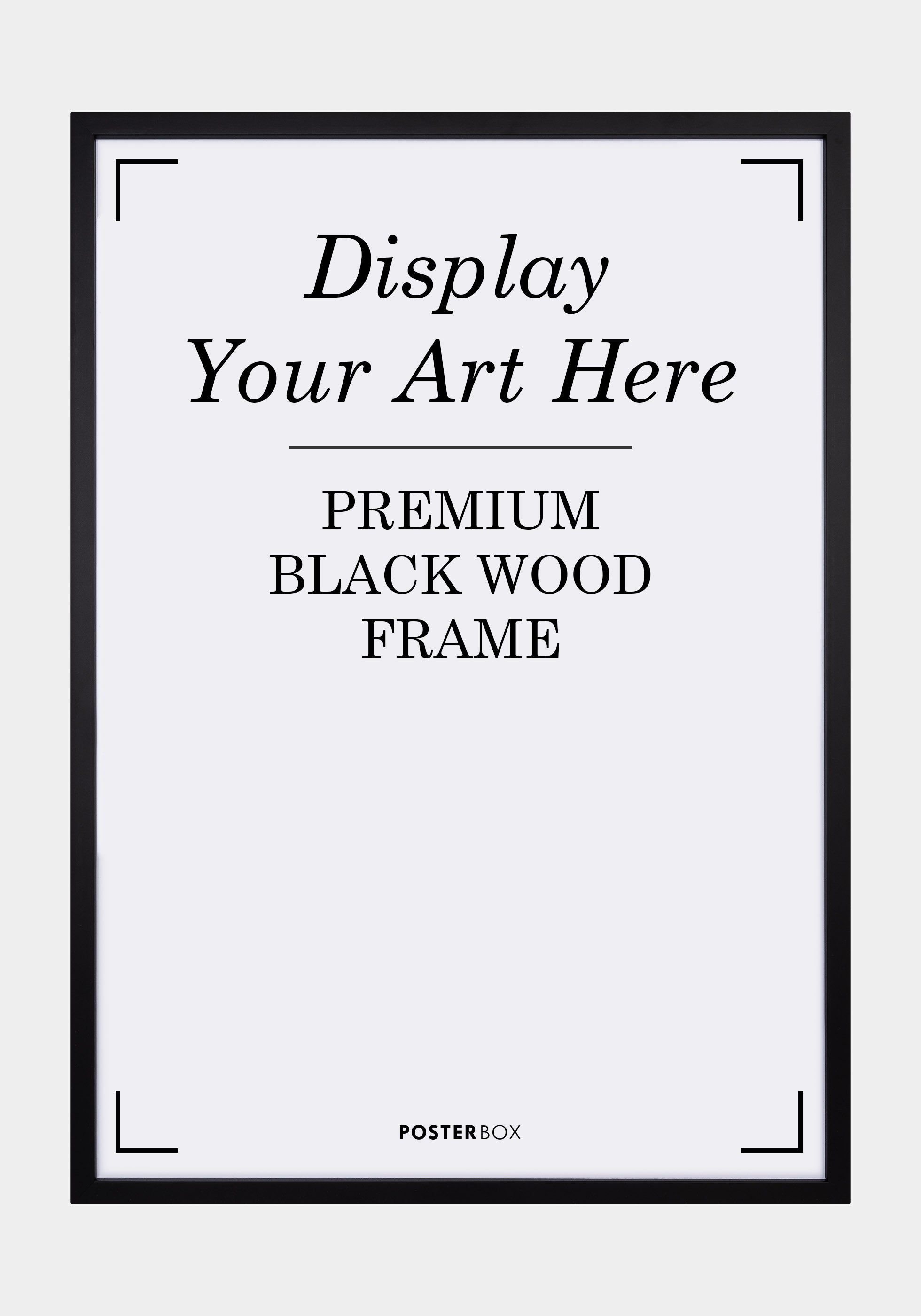 Premium houten frame Nielsen Zwart