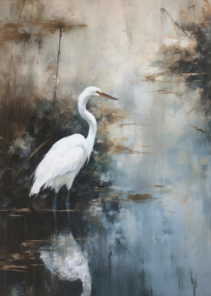 Serene reflectieposter