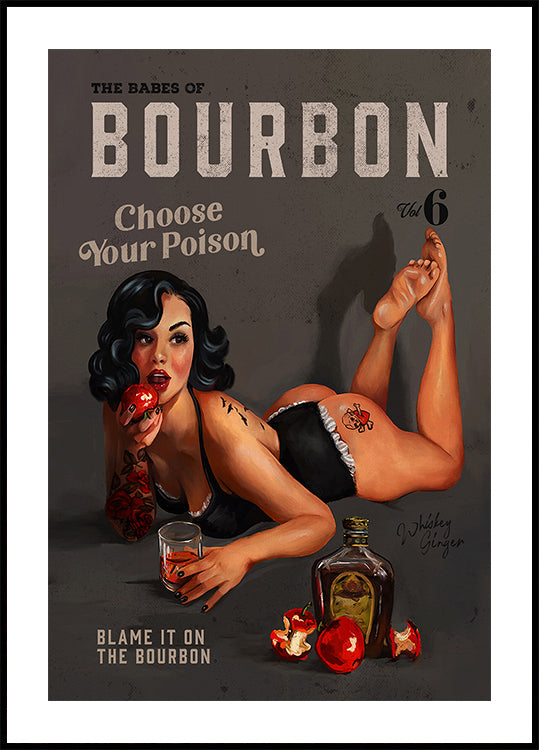 Babes of Bourbon Vol 6 Choose Your Poison Sexy Pinup (NEW) - Posterbox