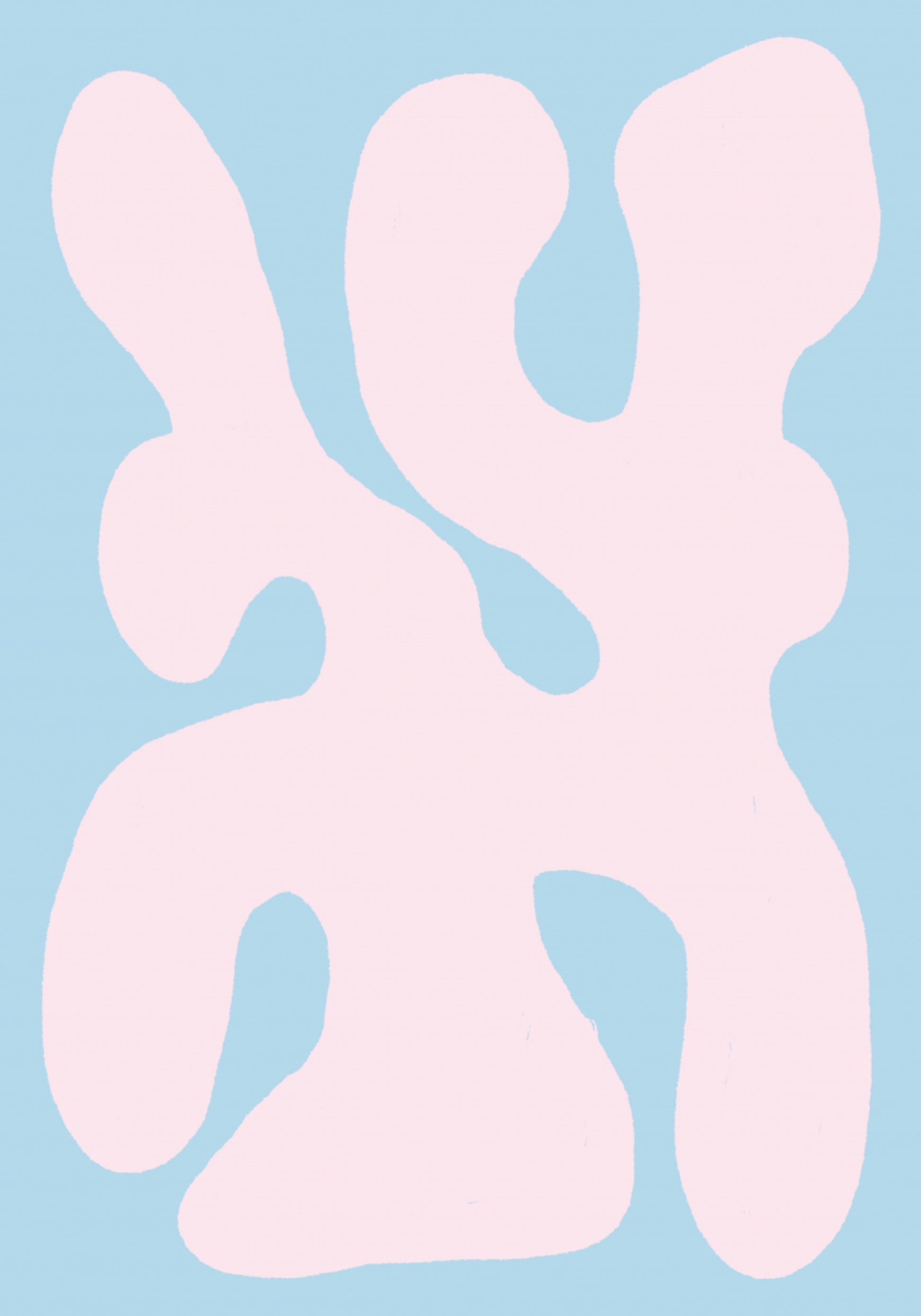 Vloeibare pastel organische vorm
