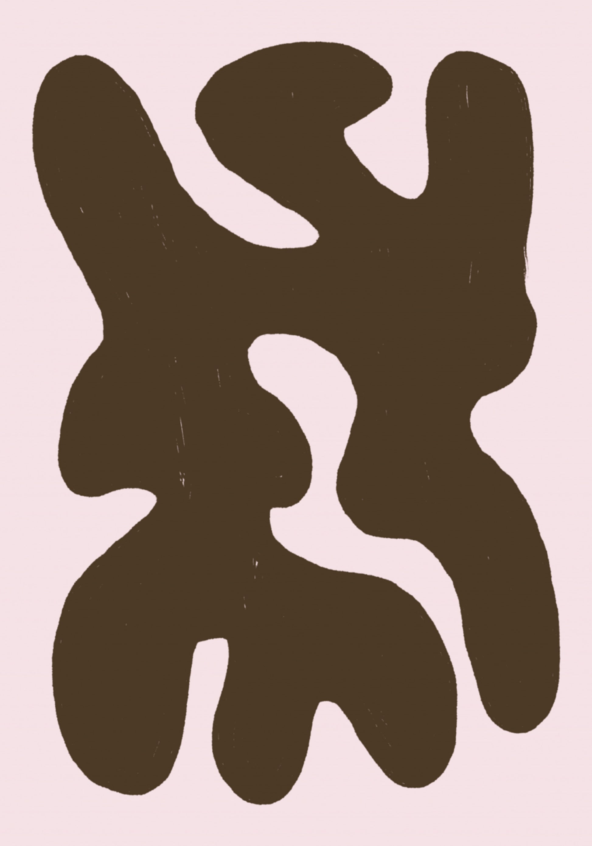 Zachte organische abstracte vormen