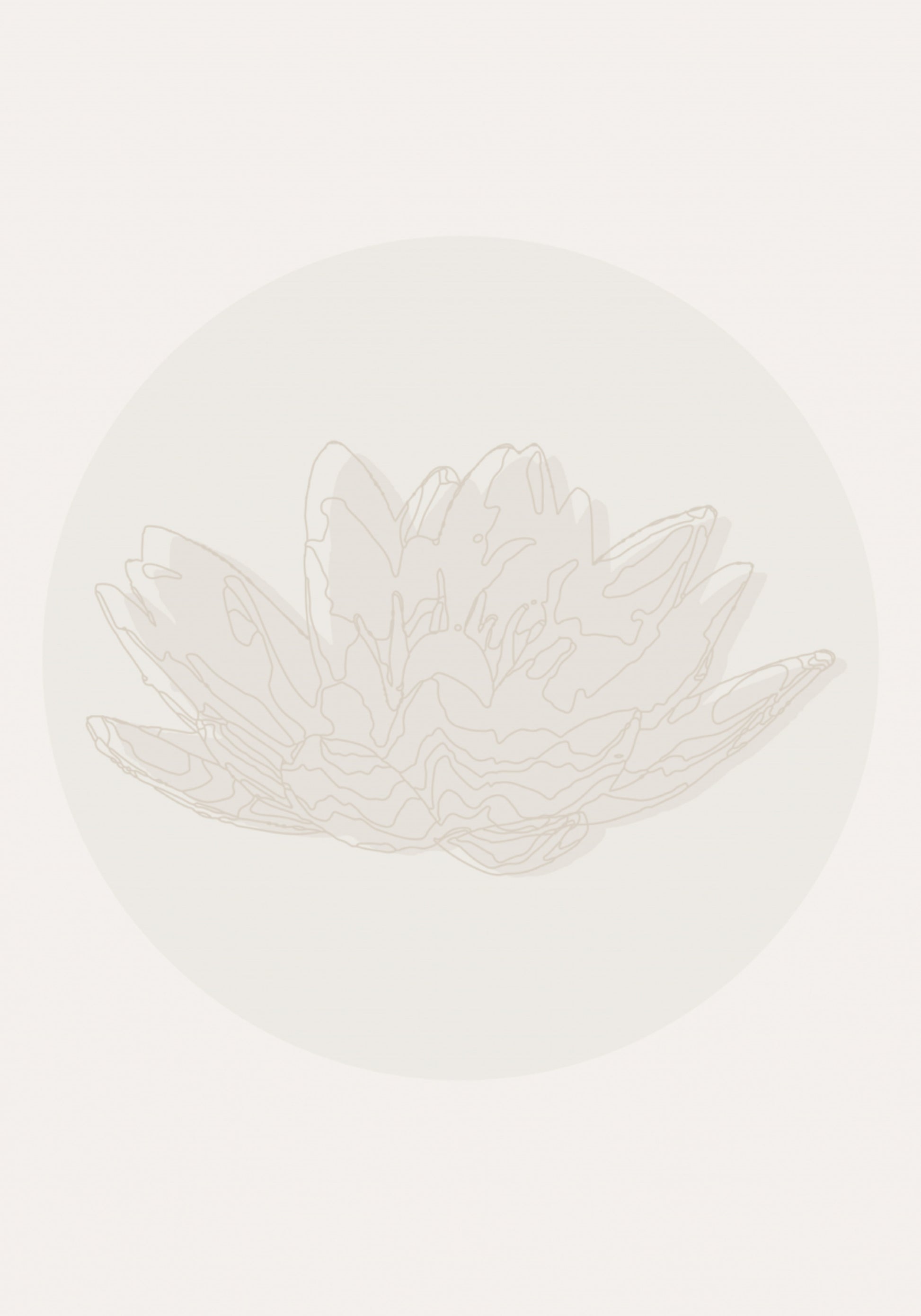 Sereen lotusbloem