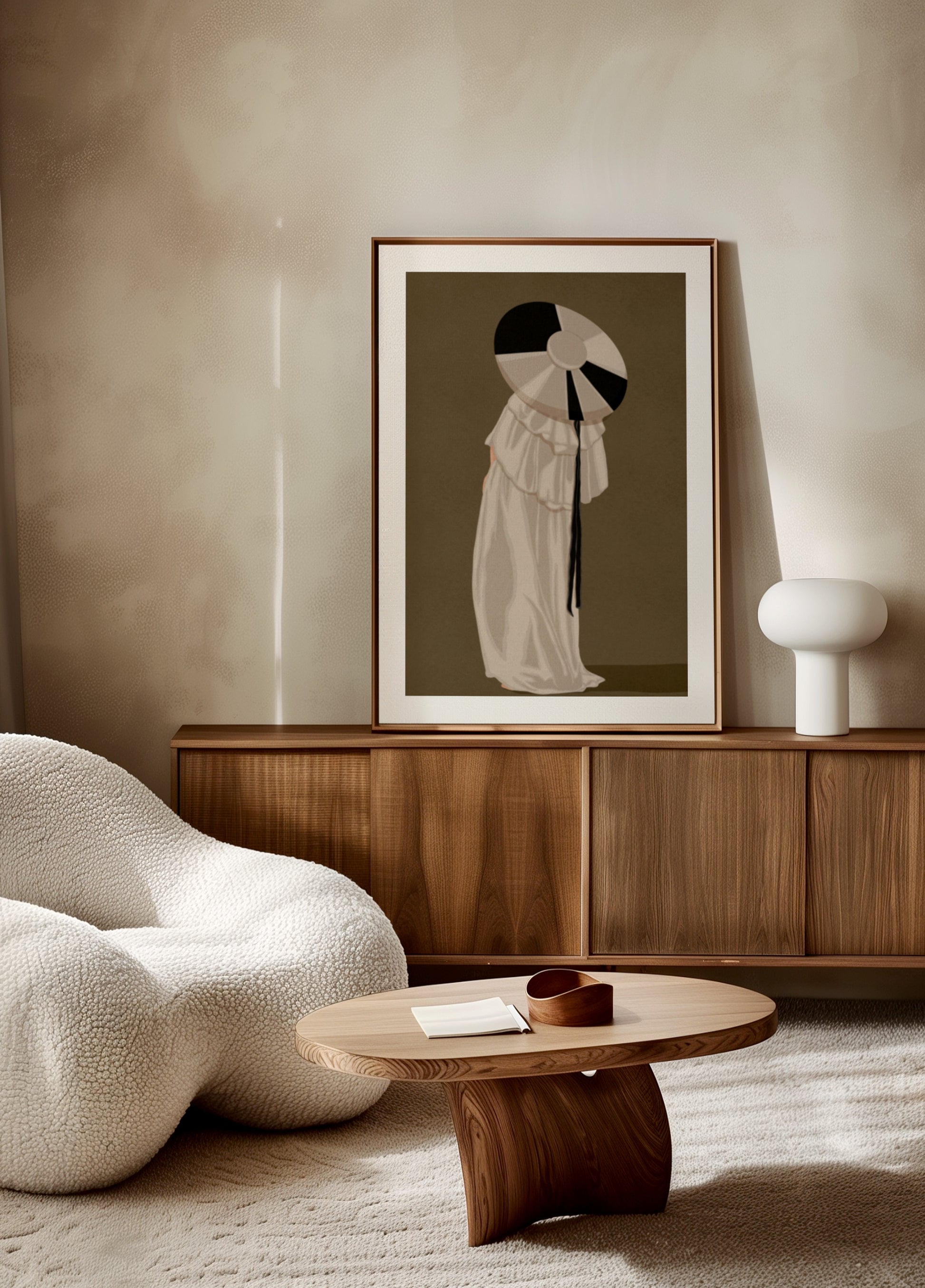 Vrouw In Elegante Hoed