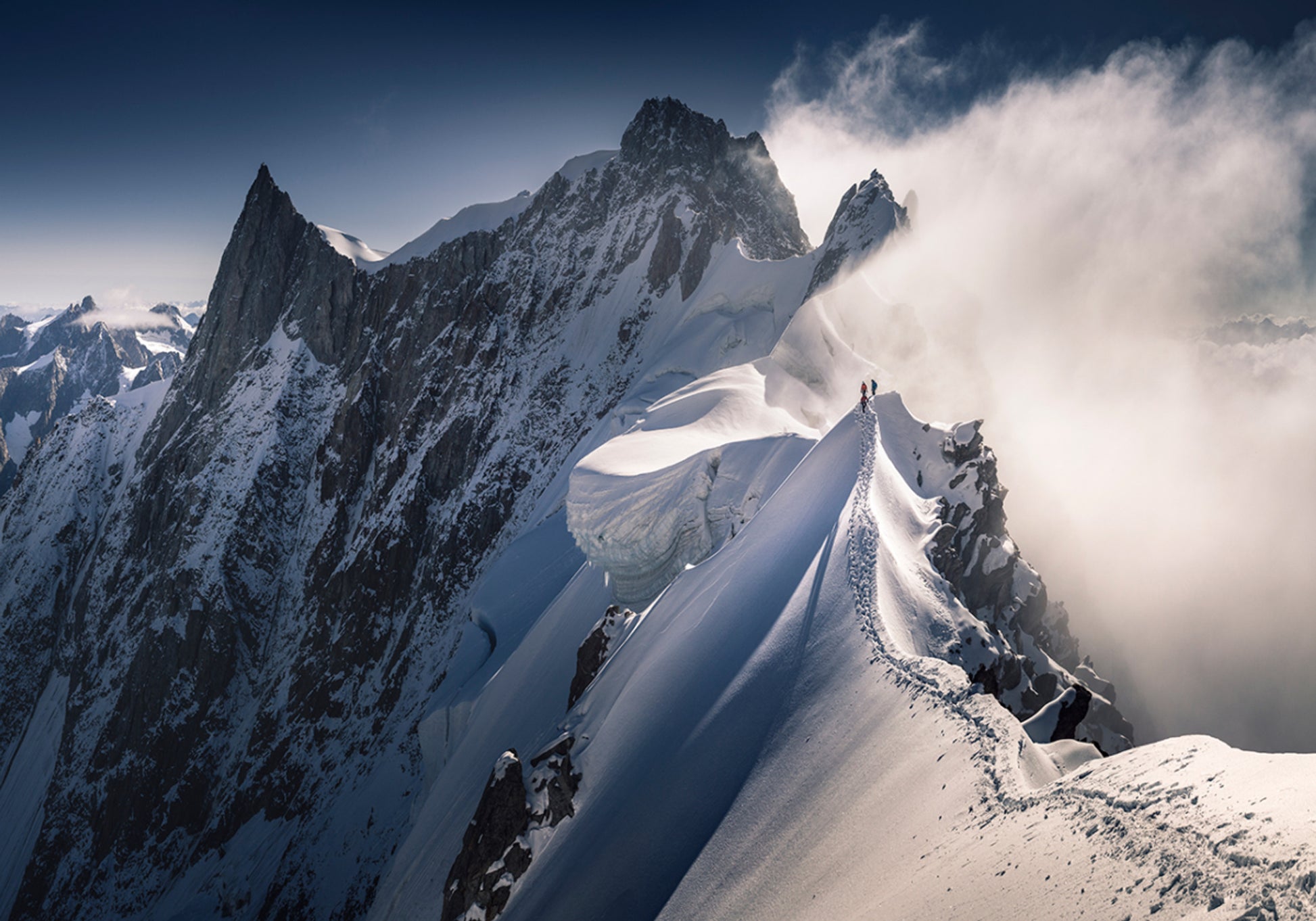 Beklimming van de Alpenrug